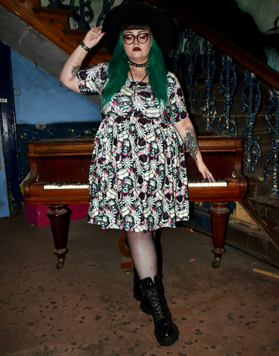 Limited Edition Monster Matrimony 2-Way Pocket Skater Dress