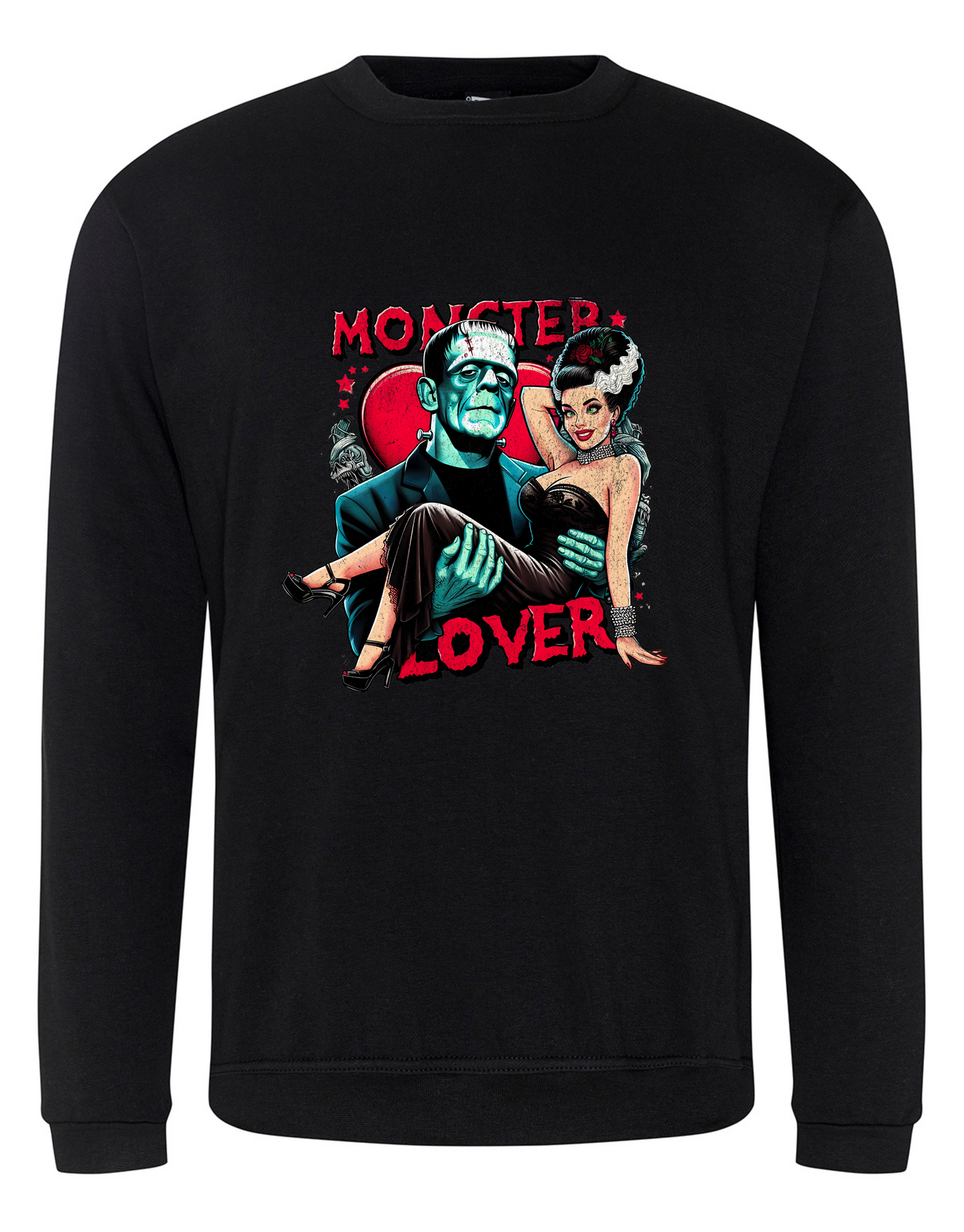 Black "Monster Lover" Unisex Sweatshirt