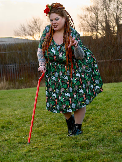 Safari So Good 2-Way Pocket Skater Dress