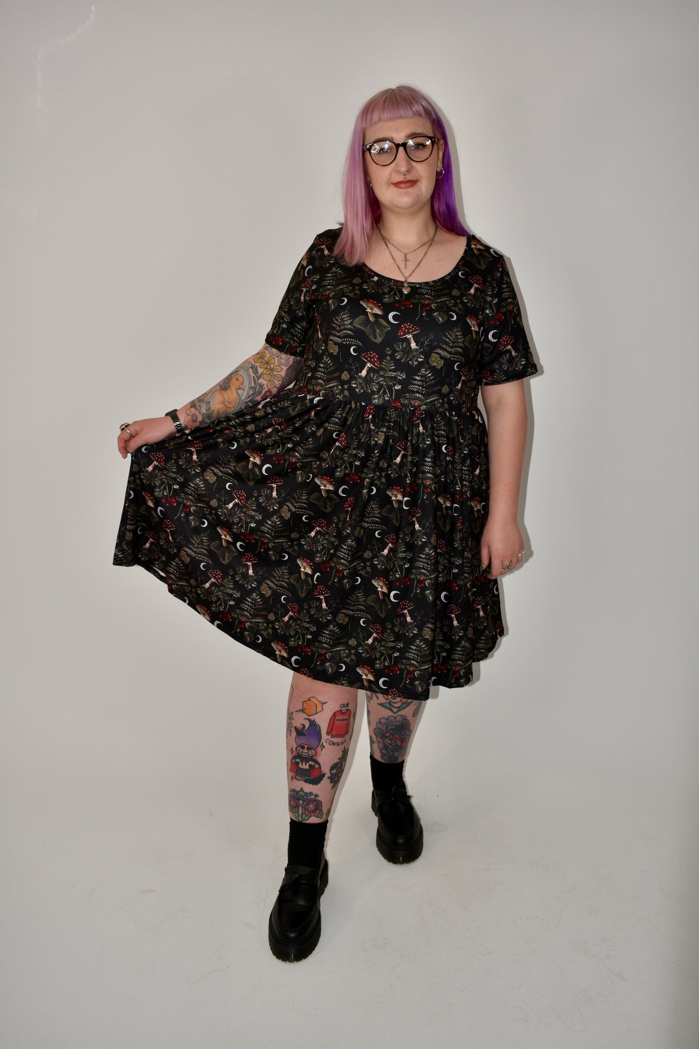 Woodland Witch 2-Way Pocket Skater Dress