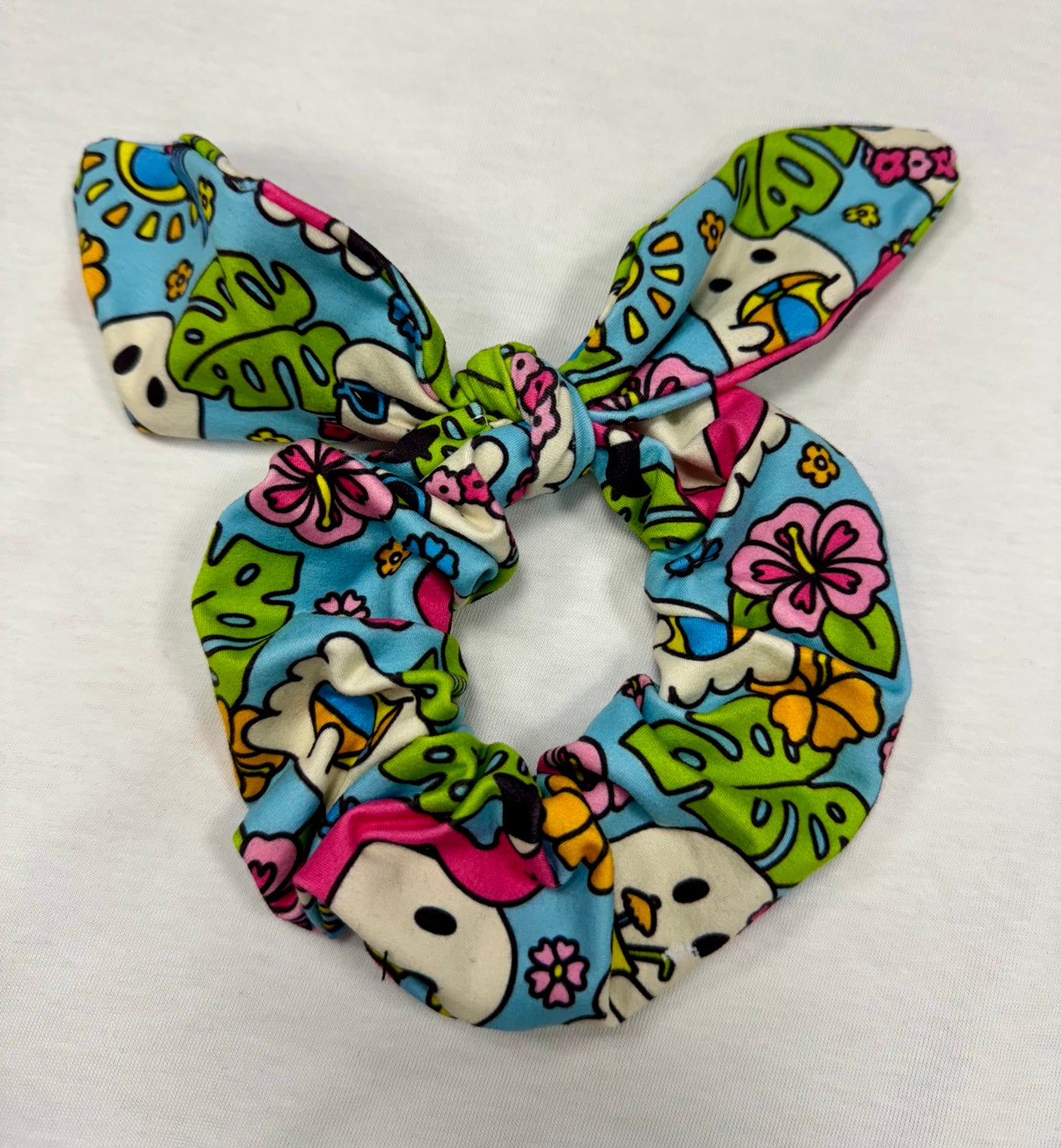 Topsy Repurposed - Boo's Out For Summer Bow Scrunchie