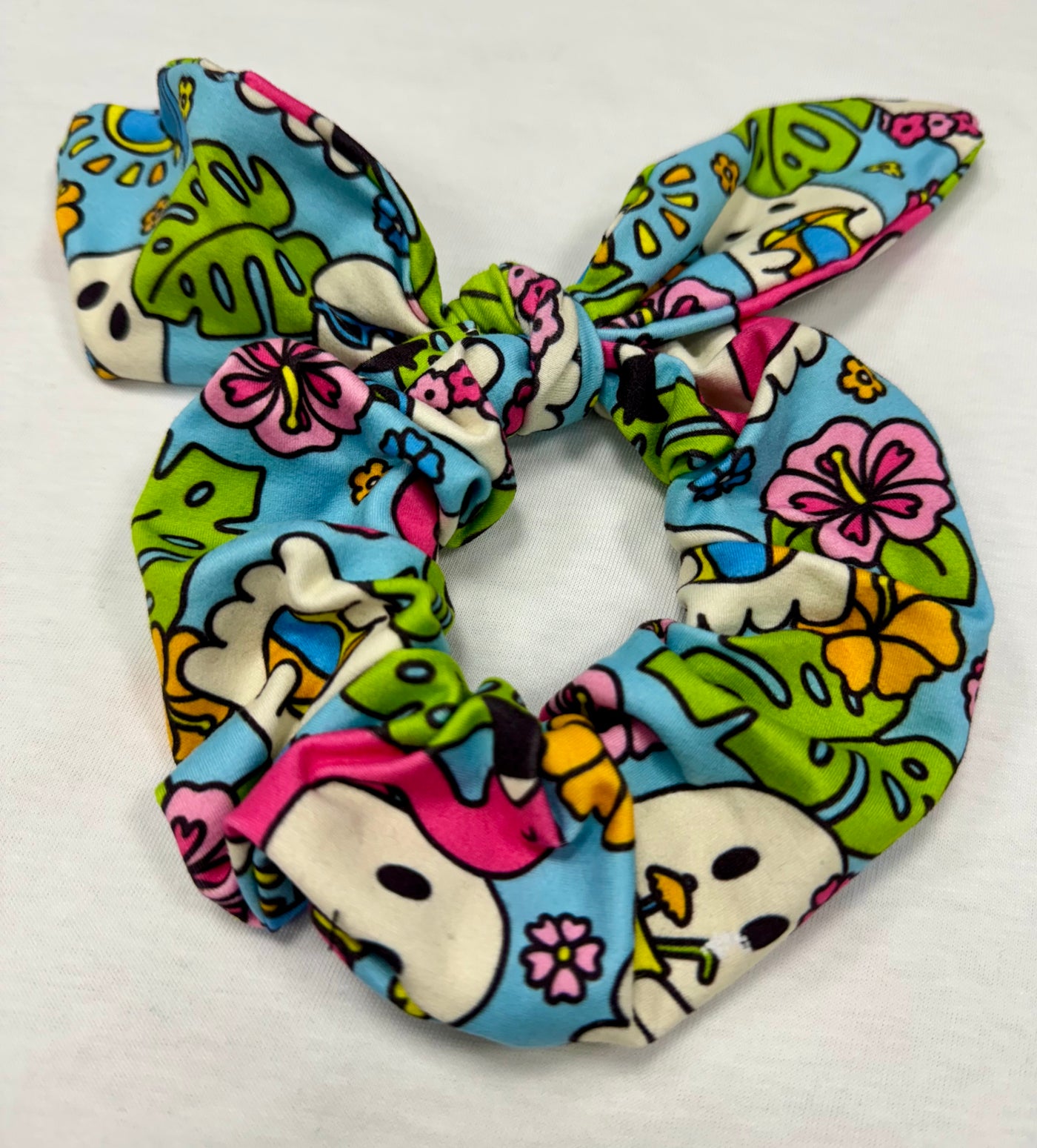 Topsy Repurposed - Boo's Out For Summer Bow Scrunchie