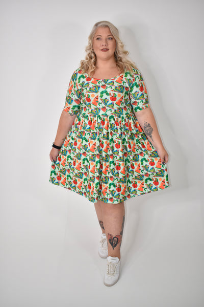 The Hangry Bug 2-Way Pocket Skater Dress