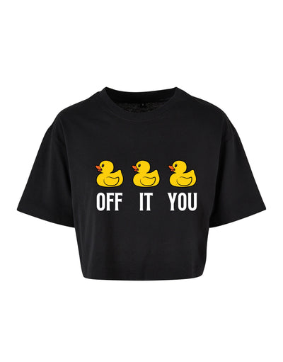 "Duck It" Unisex Cropped T-Shirt