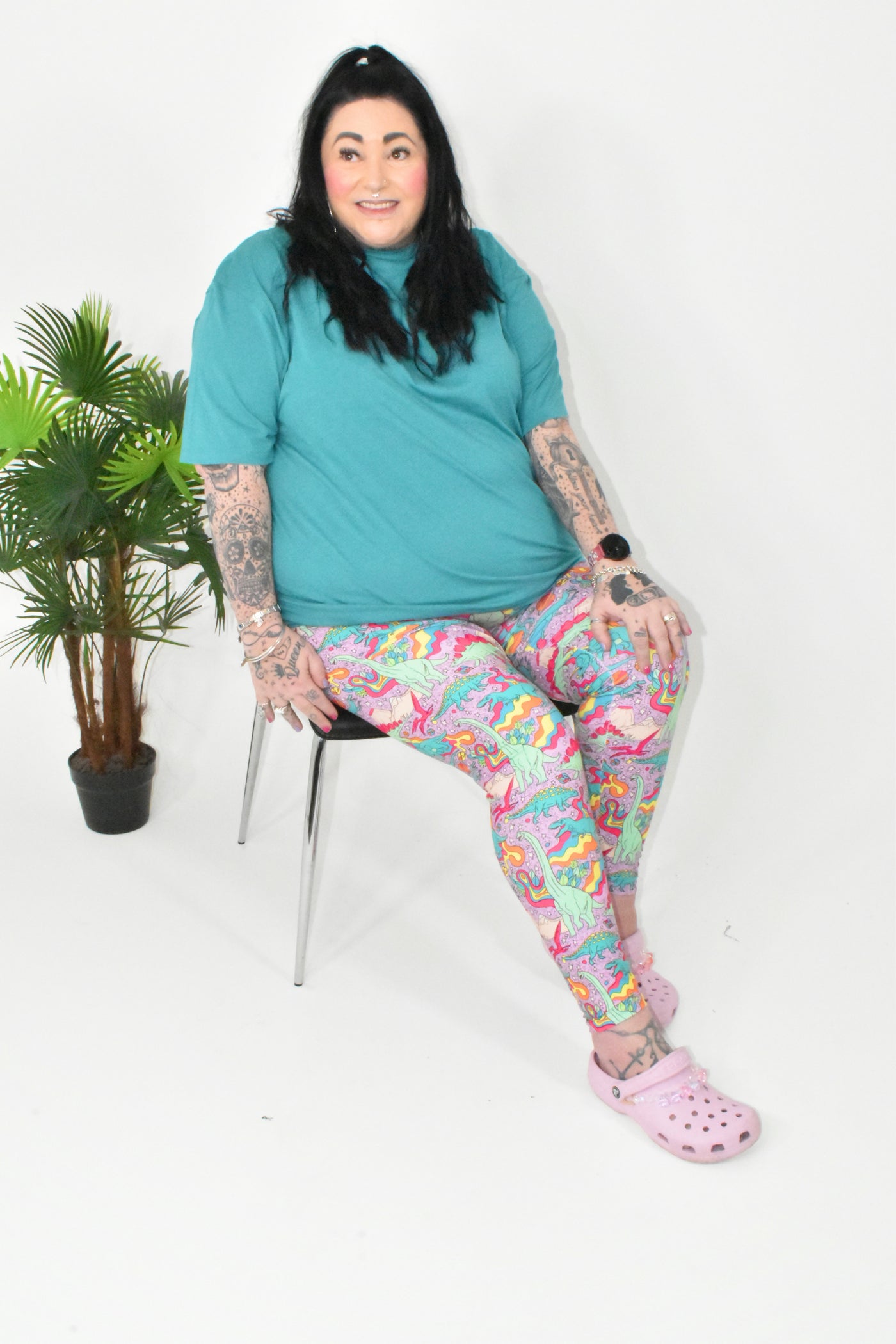 Prehistoric Pastels Super Soft Leggings