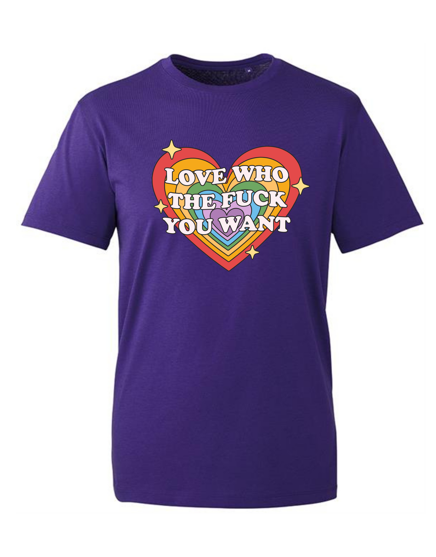 "Love Who You Want" Unisex Organic T-Shirt