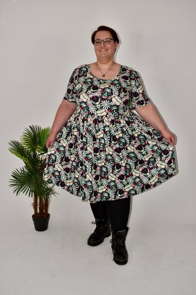 Limited Edition Monster Matrimony 2-Way Pocket Skater Dress