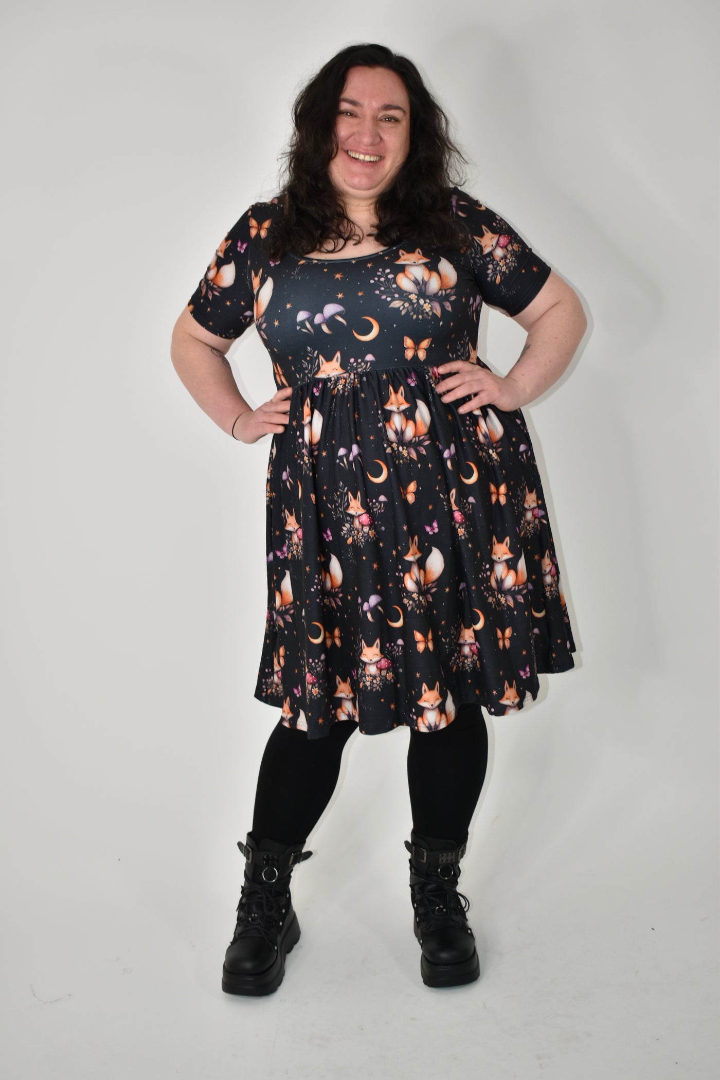 Feeling Foxy 2-Way Pocket Skater Dress