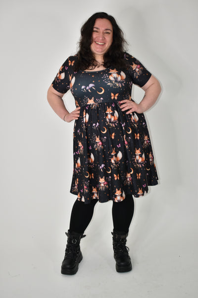 Feeling Foxy 2-Way Pocket Skater Dress