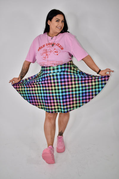 Light Pink "Self Love Club" Unisex Organic T-Shirt