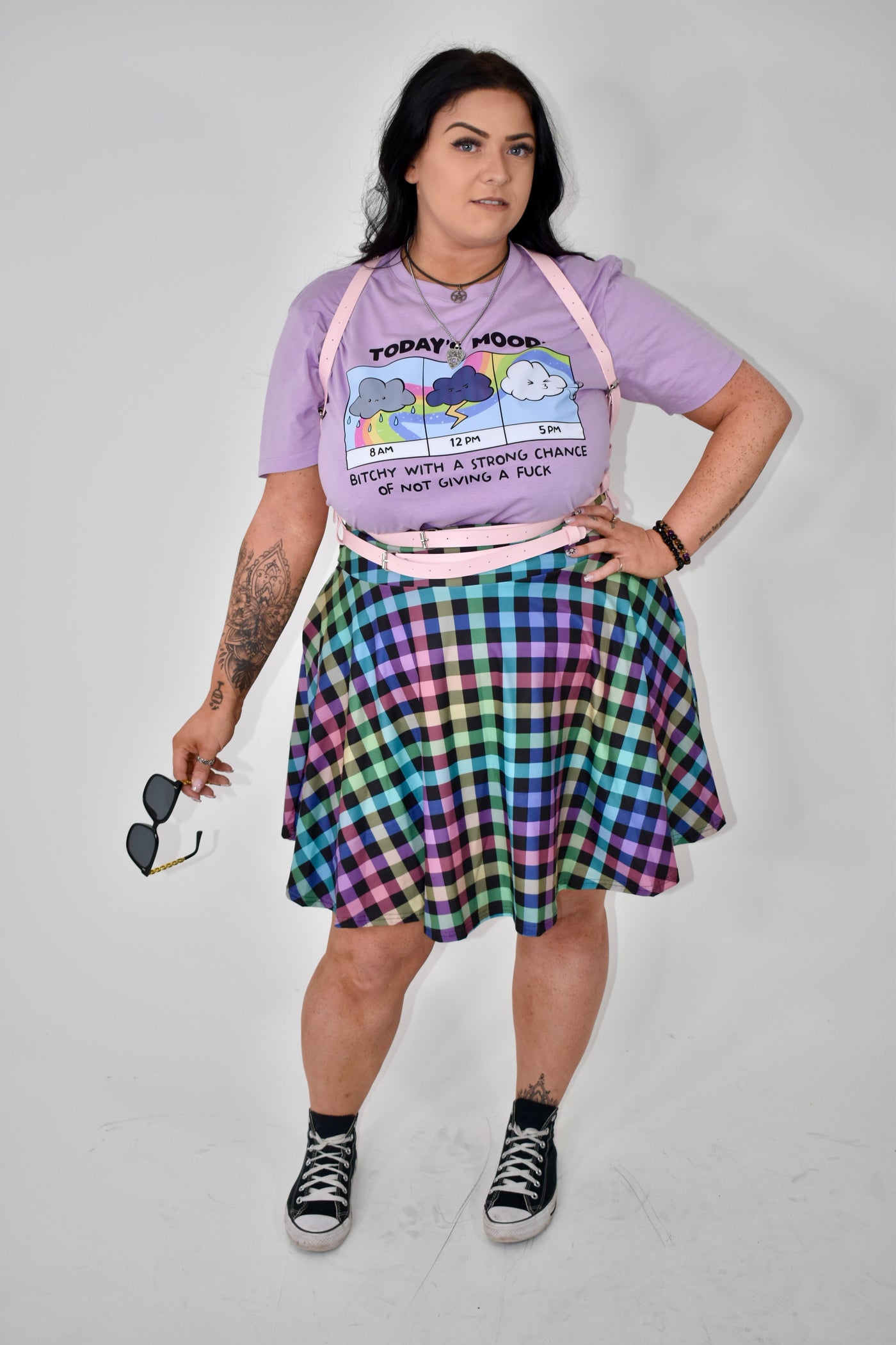 Lilac "Todays Mood" Unisex Organic T-Shirt