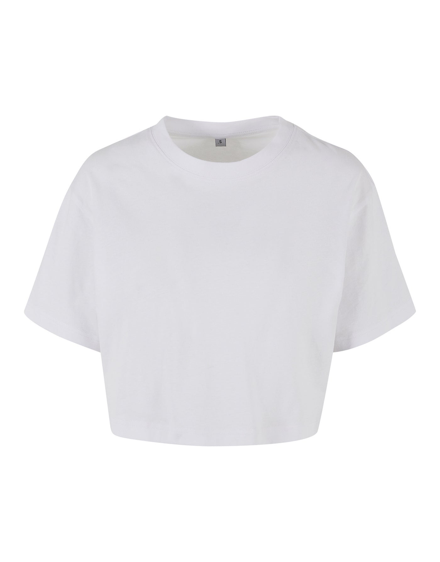 White Unisex Cropped T-Shirt