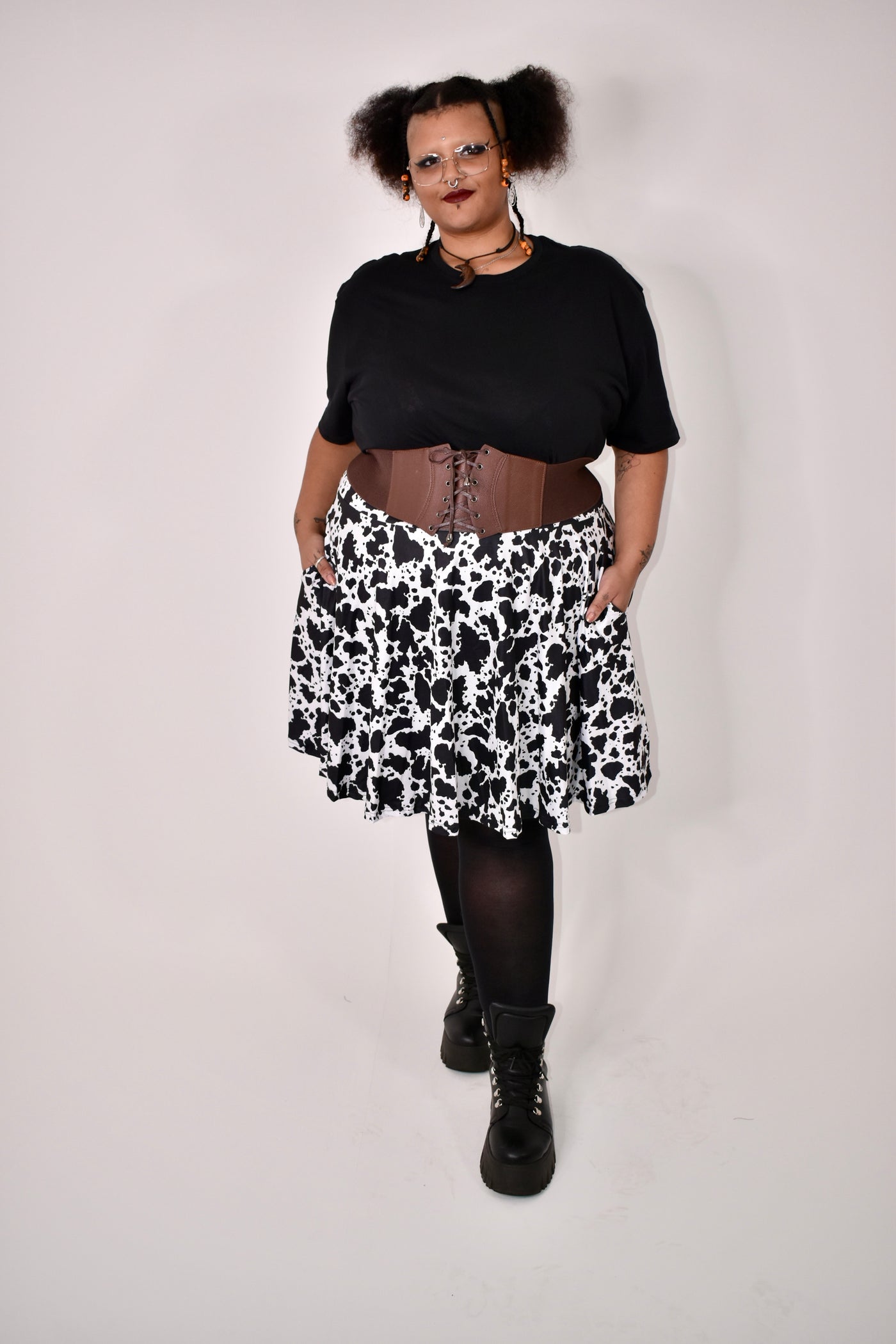 Rodeo Rebel Pocket Skater Skirt