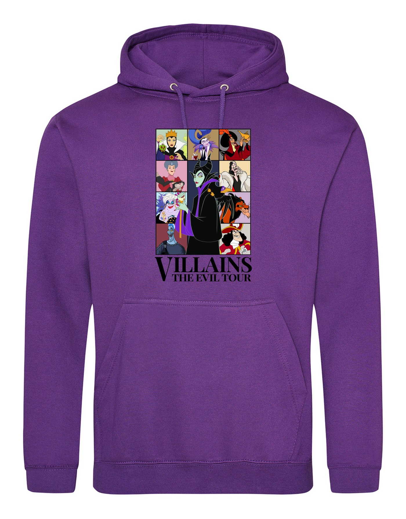 "Villains Tour" Front & Back Print Standard Hoodie