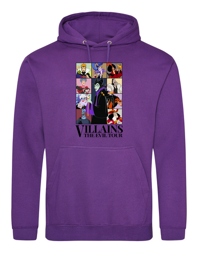 "Villains Tour" Front & Back Standard Unisex Hoodie