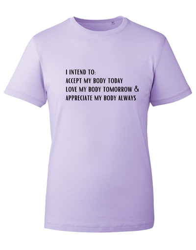 "Accept My Body" Unisex Organic T-Shirt