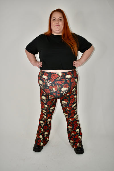 Oh My Goth Super Soft Pull On Flares