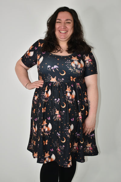 Feeling Foxy 2-Way Pocket Skater Dress