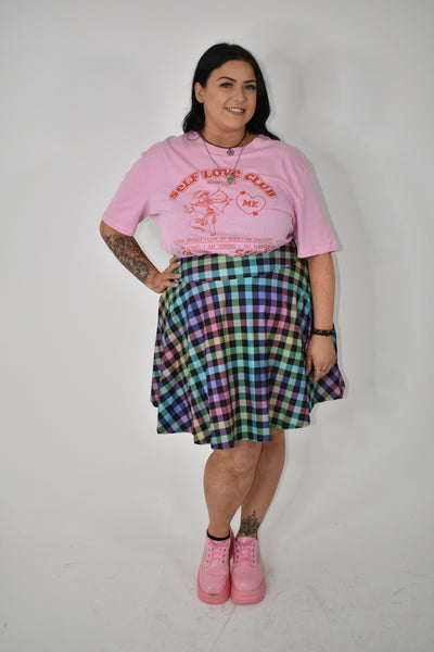 Light Pink "Self Love Club" Unisex Organic T-Shirt