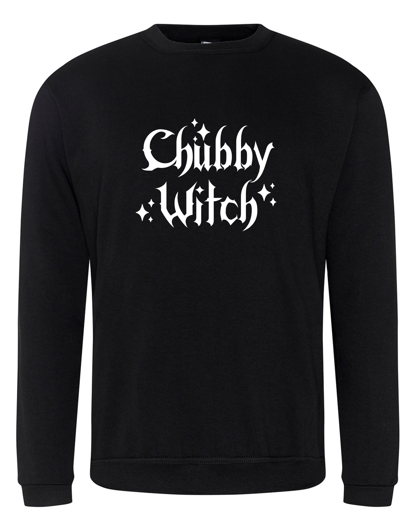 Black "Chubby Witch" Unisex Sweatshirt