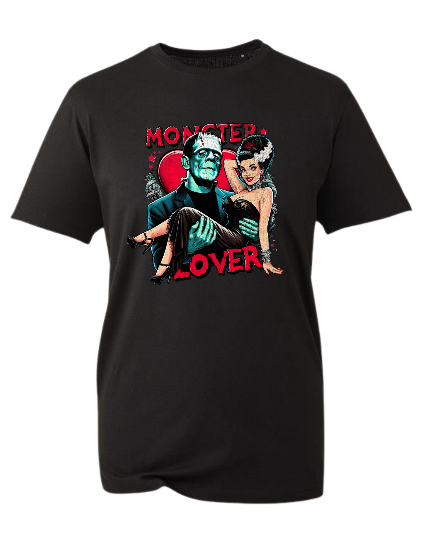 Black "Monster Lover" Unisex Organic T-Shirt