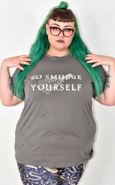 "Go Smudge Yourself" Unisex Organic T-Shirt