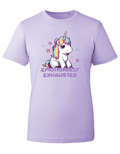 "Emotionally Exhausted" Unisex Organic T-Shirt