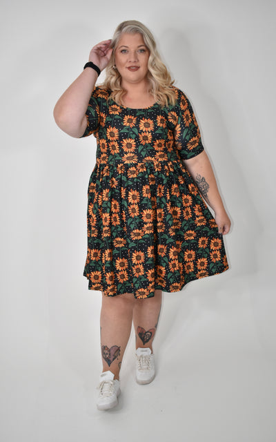 Sunny Spots 2-Way Pocket Skater Dress