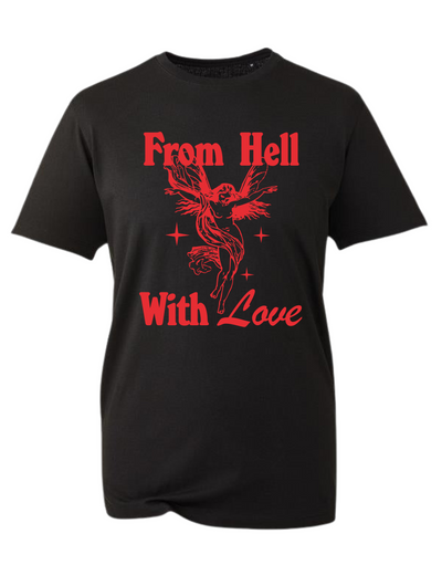 "From Hell With Love" Unisex Organic T-Shirt