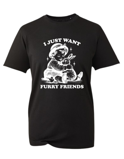 "Furry Friends" Unisex Organic T-Shirt