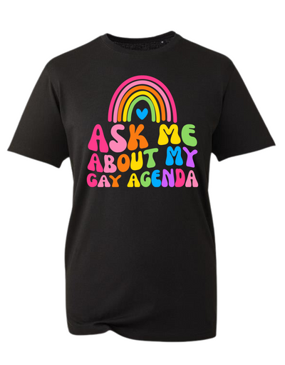 “Gay Agenda” Unisex Organic T-Shirt