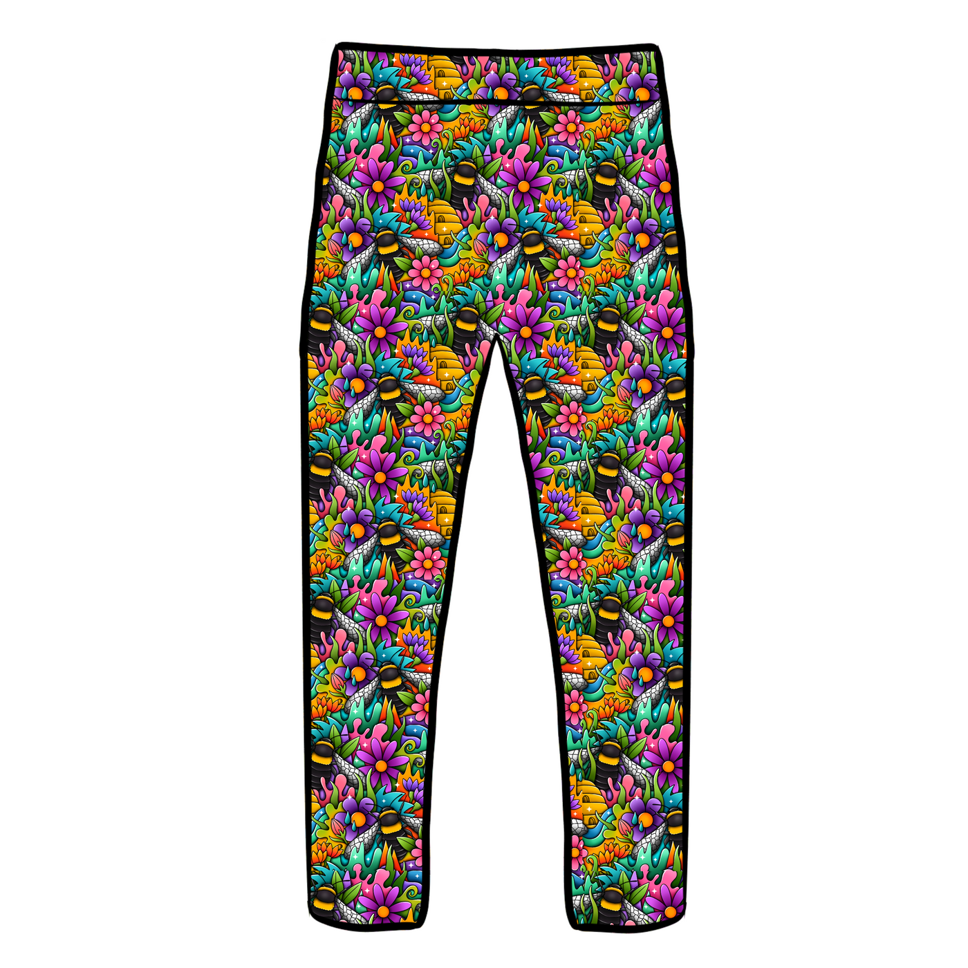 ***PRE-ORDER FOR DELIVERY 2ND WEEK MARCH*** Bright Bumbles Super Soft Leggings