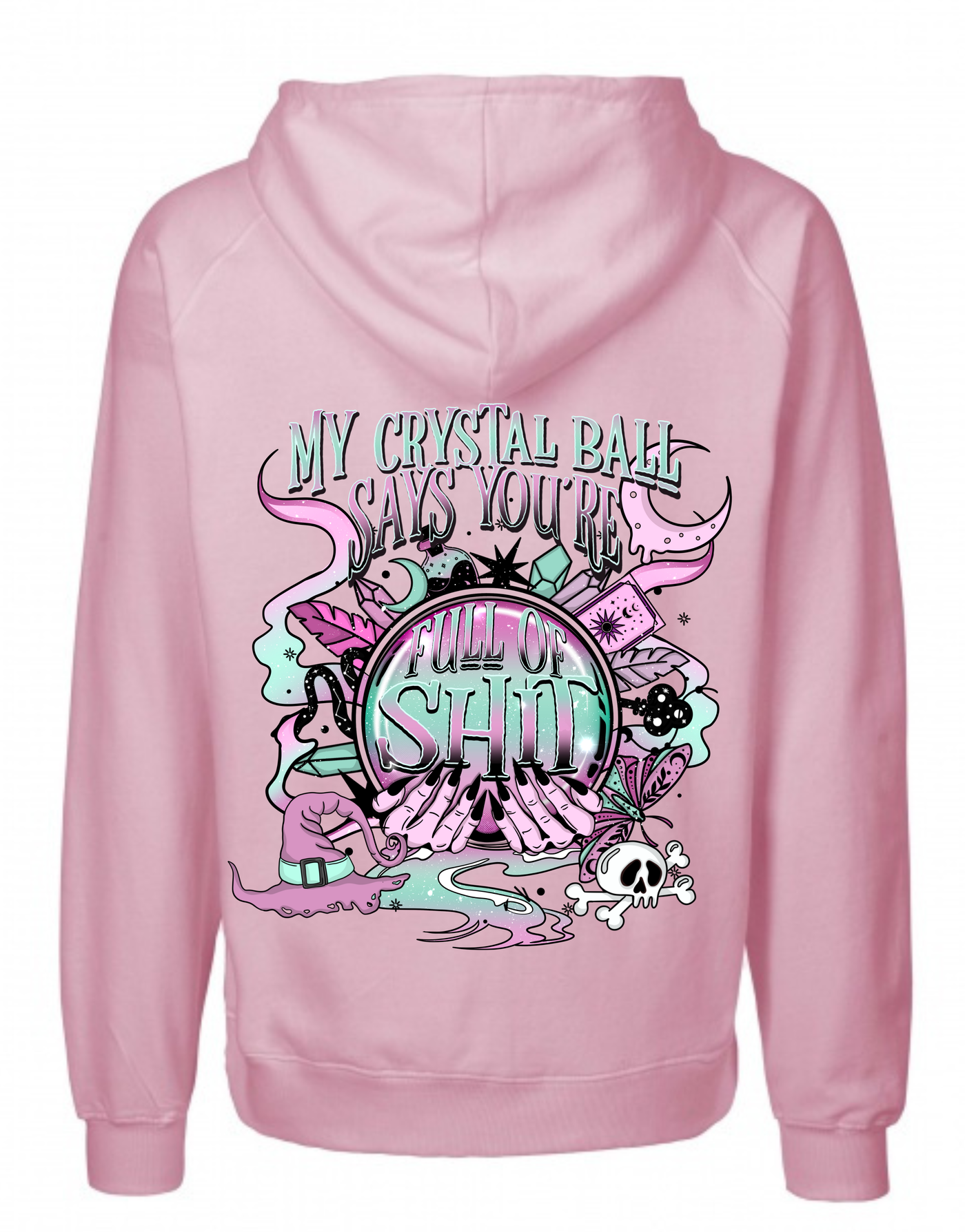 "Crystal Ball" F&B Sleeve Print Standard Unisex Hoodie