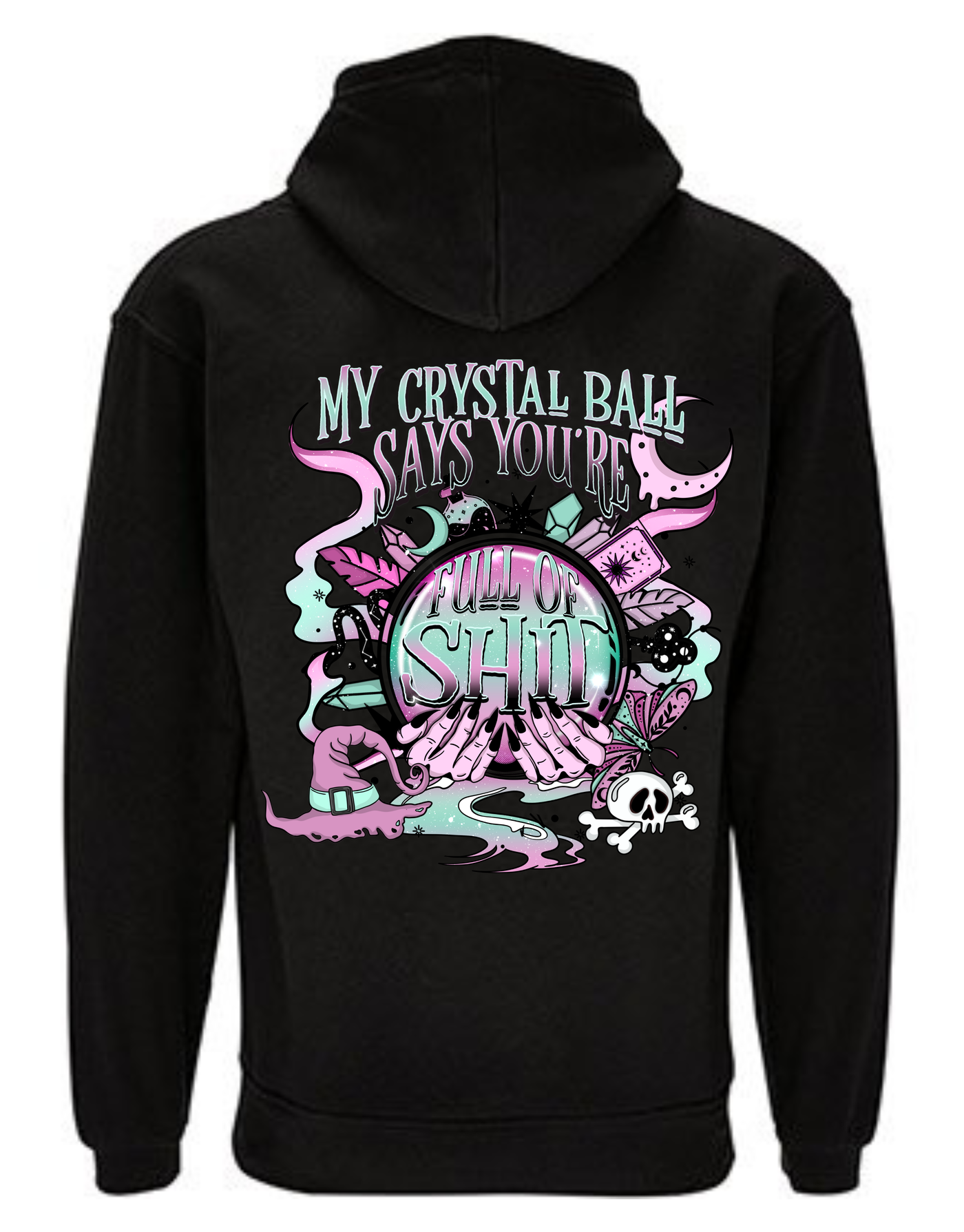 "Crystal Ball" F&B Sleeve Print Standard Unisex Hoodie