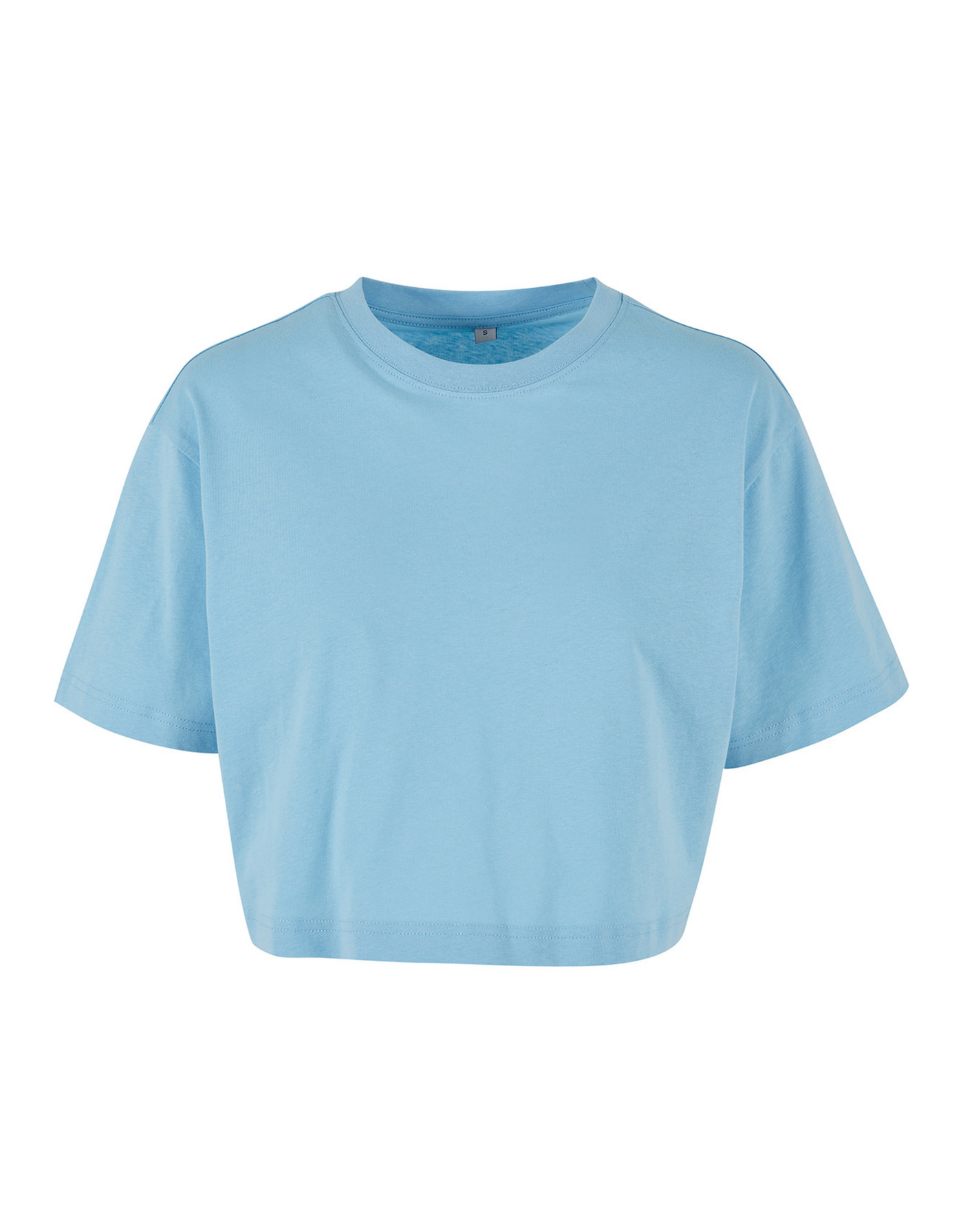 Light Blue Unisex Cropped T-Shirt