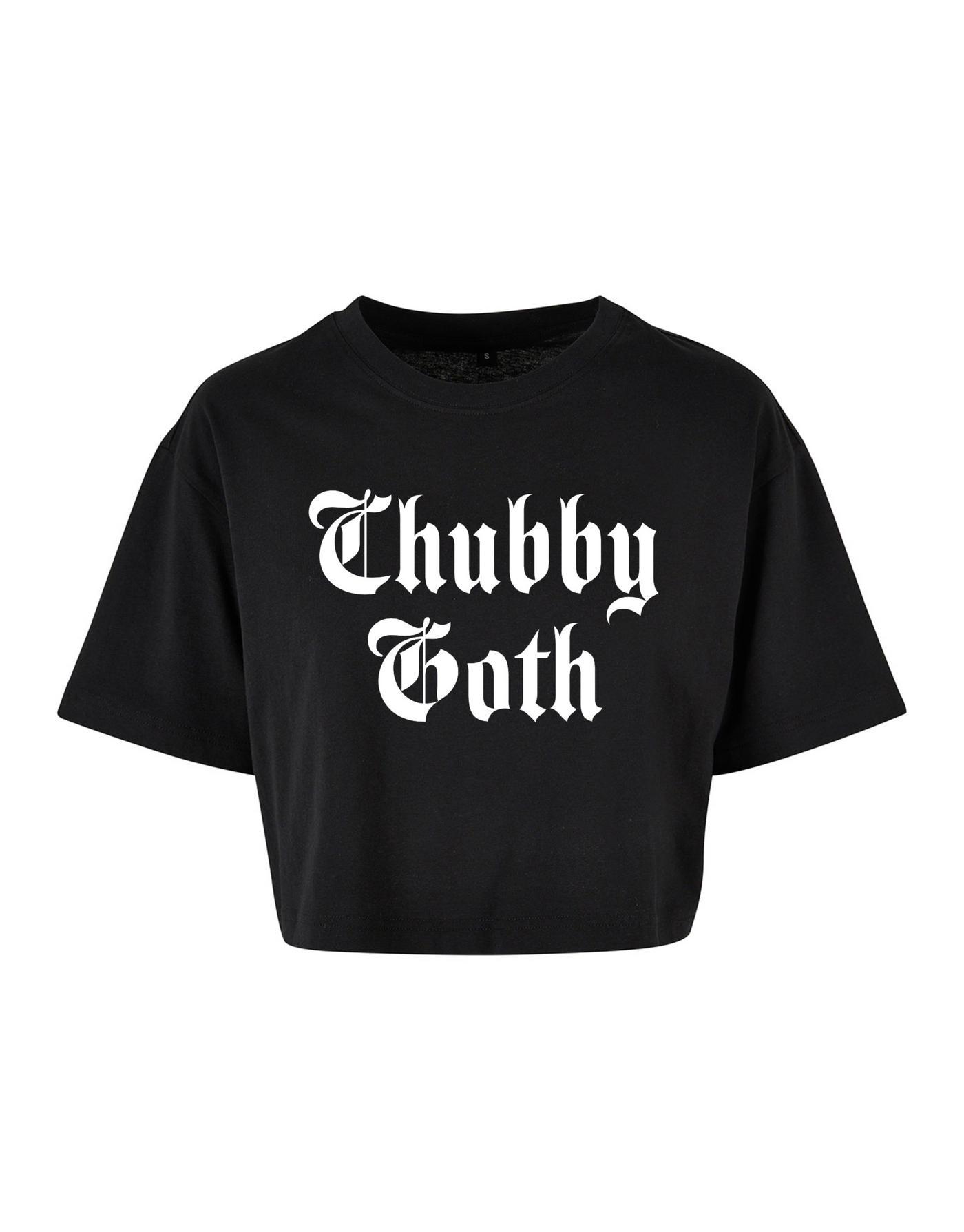 "Chubby Goth" Unisex Cropped T-Shirt