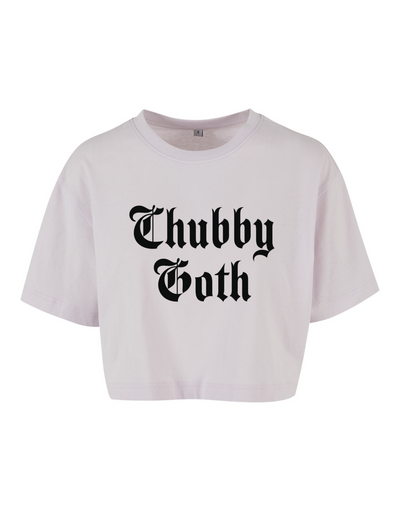 "Chubby Goth" Unisex Cropped T-Shirt