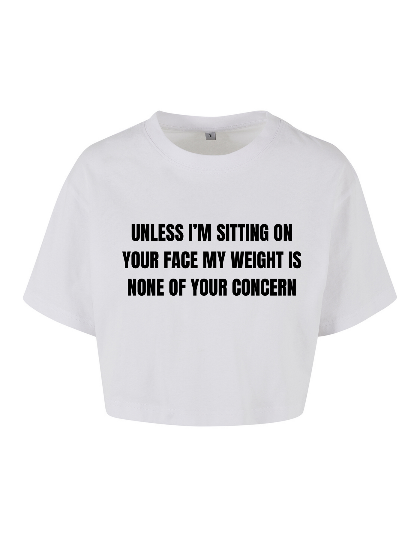 "My Weight" Unisex Cropped T-Shirt