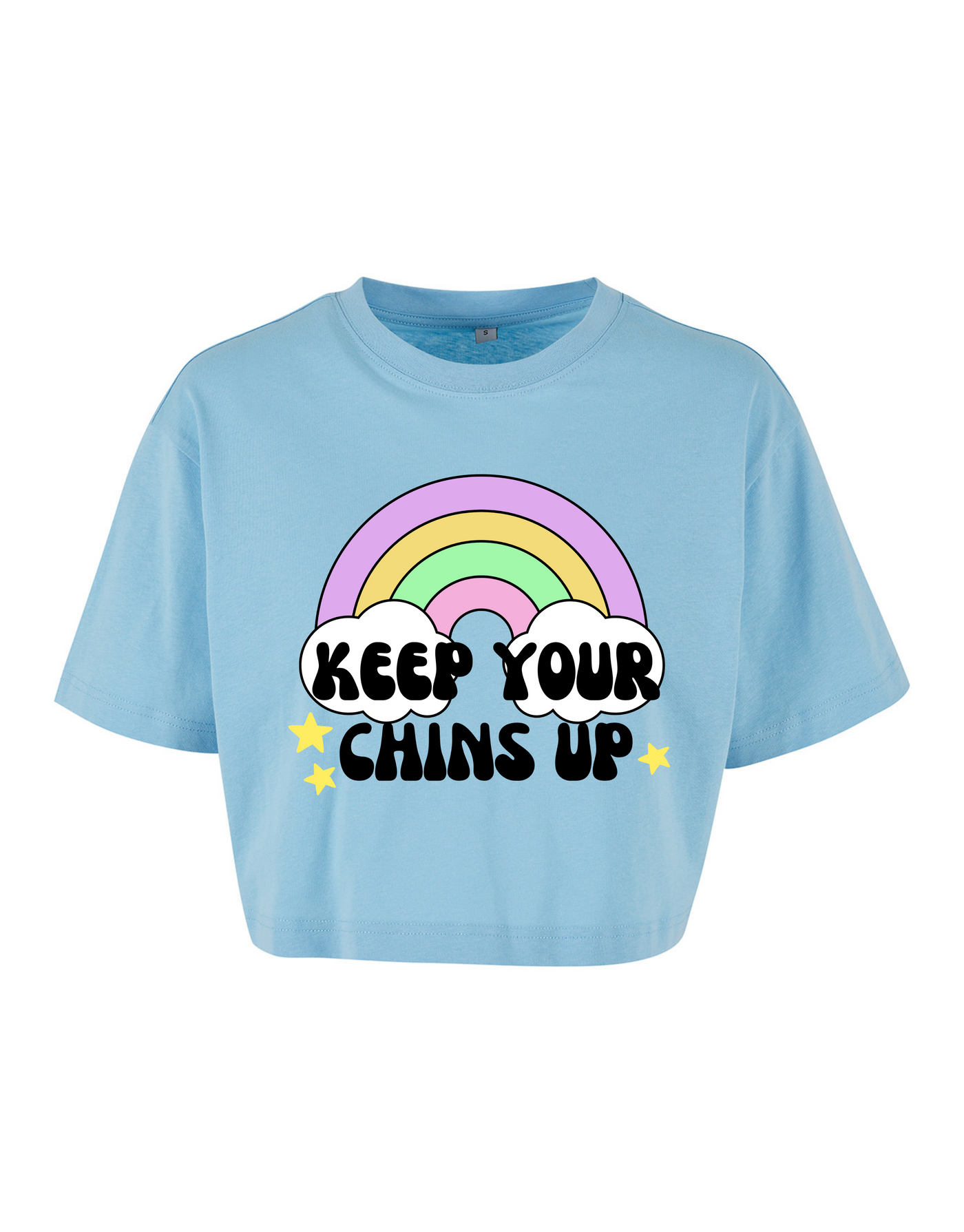 "Keep Your Chins Up" Unisex Cropped T-Shirt