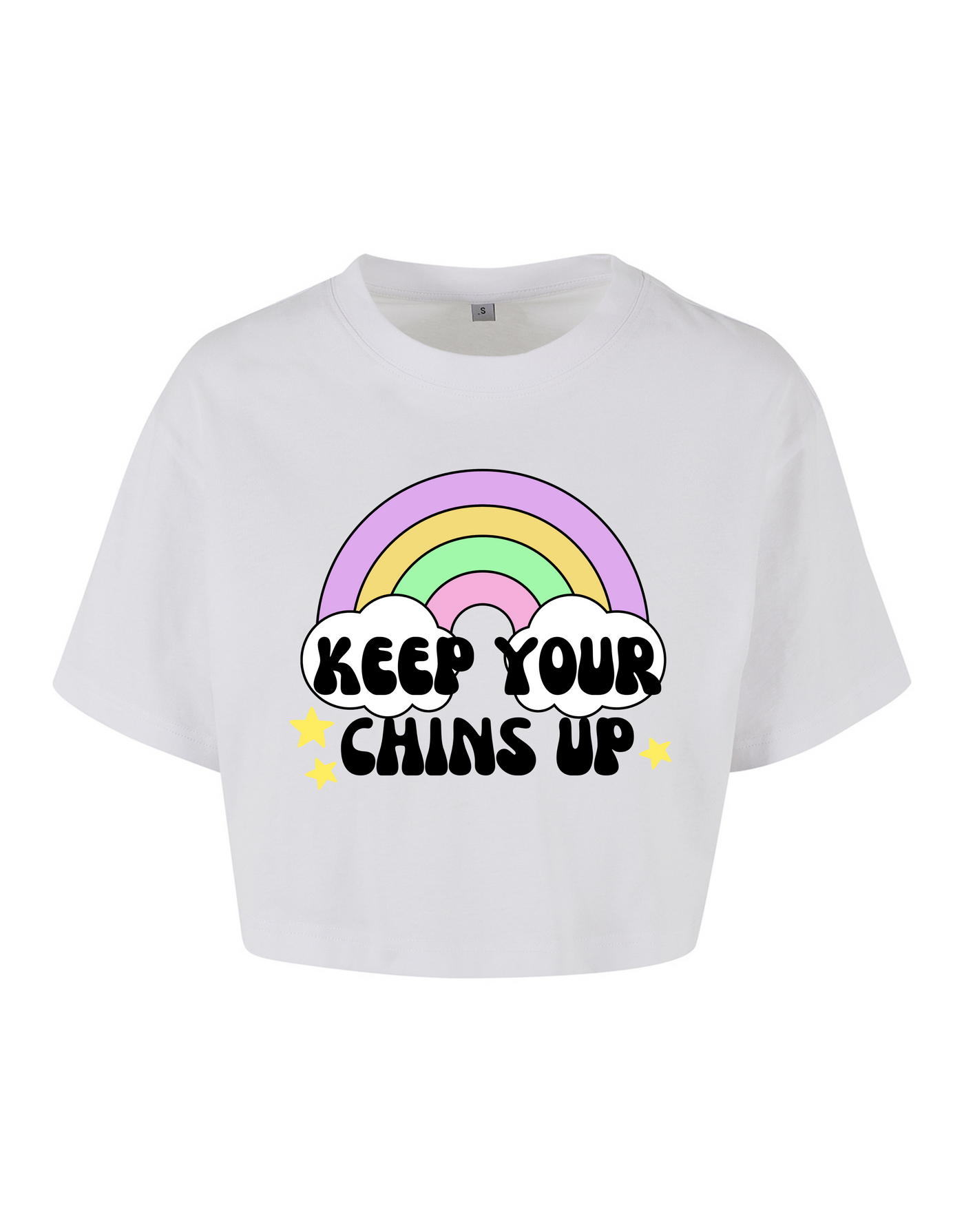 "Keep Your Chins Up" Unisex Cropped T-Shirt