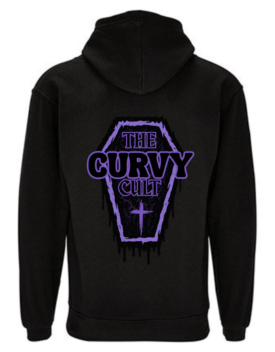 Black "Curvy Cult" F&B Unisex Premium Zoodie