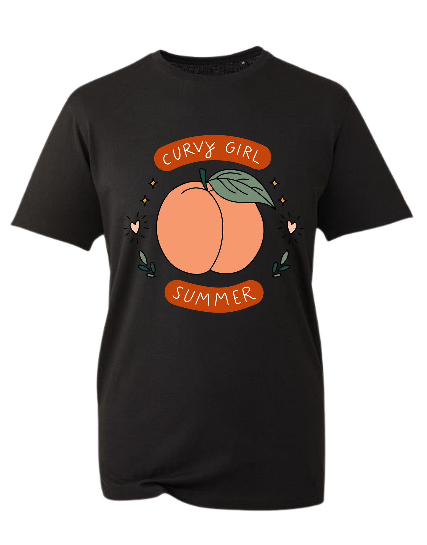 "Curvy Girl Summer" Unisex Organic T-Shirt