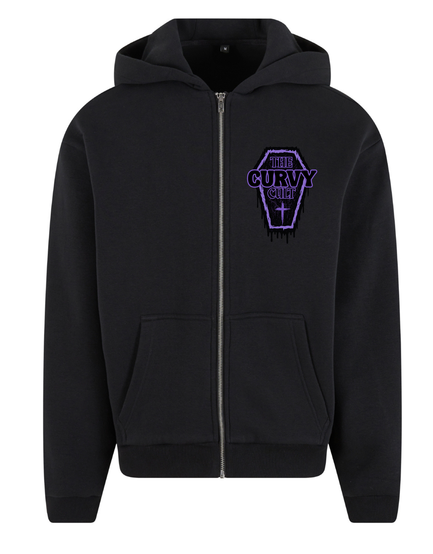 Black "Curvy Cult" F&B Unisex Premium Zoodie