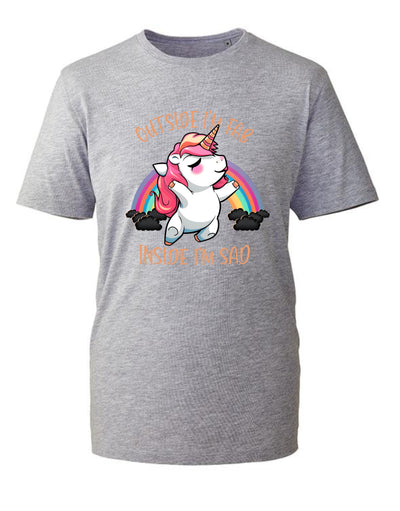 "Outside I'm Fab" Unisex Organic T-Shirt