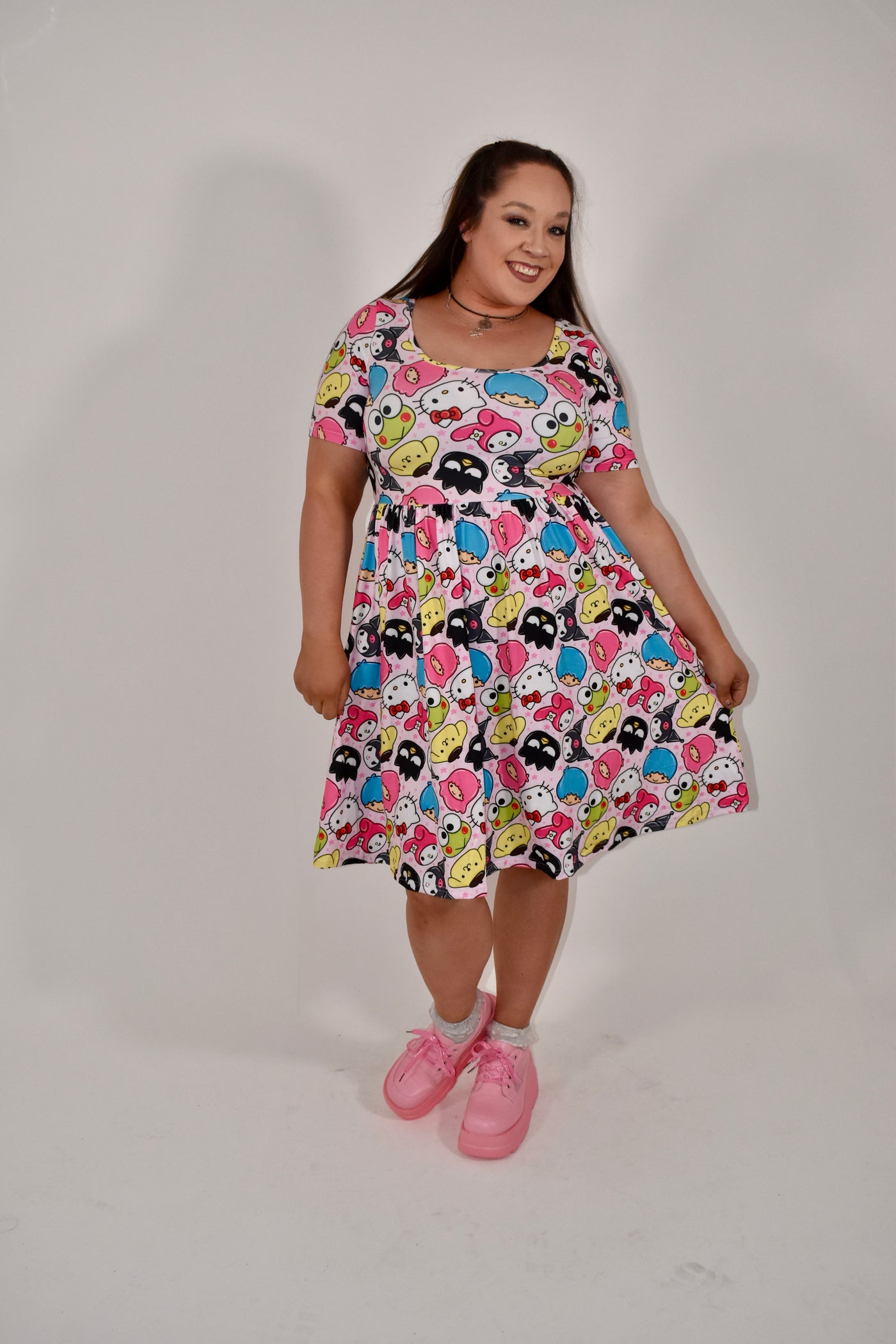 Kawaii Cuties 2-Way Pocket Skater Dress