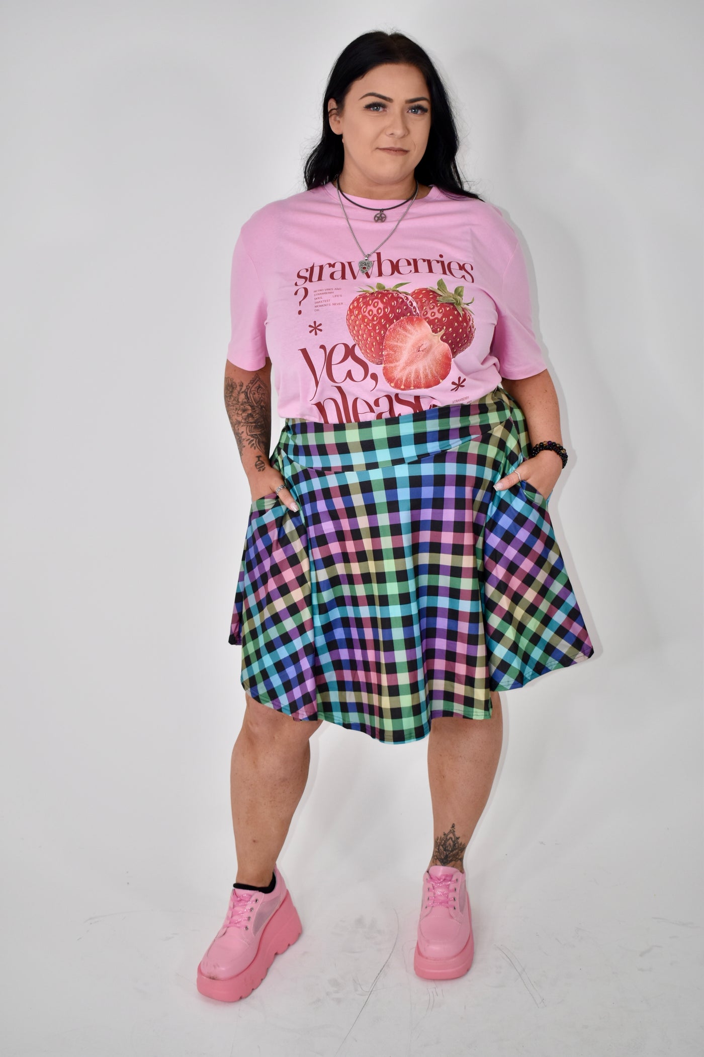 Light Pink Strawberry Unisex Organic T-Shirt