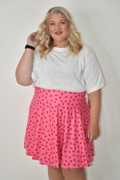 Stupid Cupid Pocket Skater Skirt