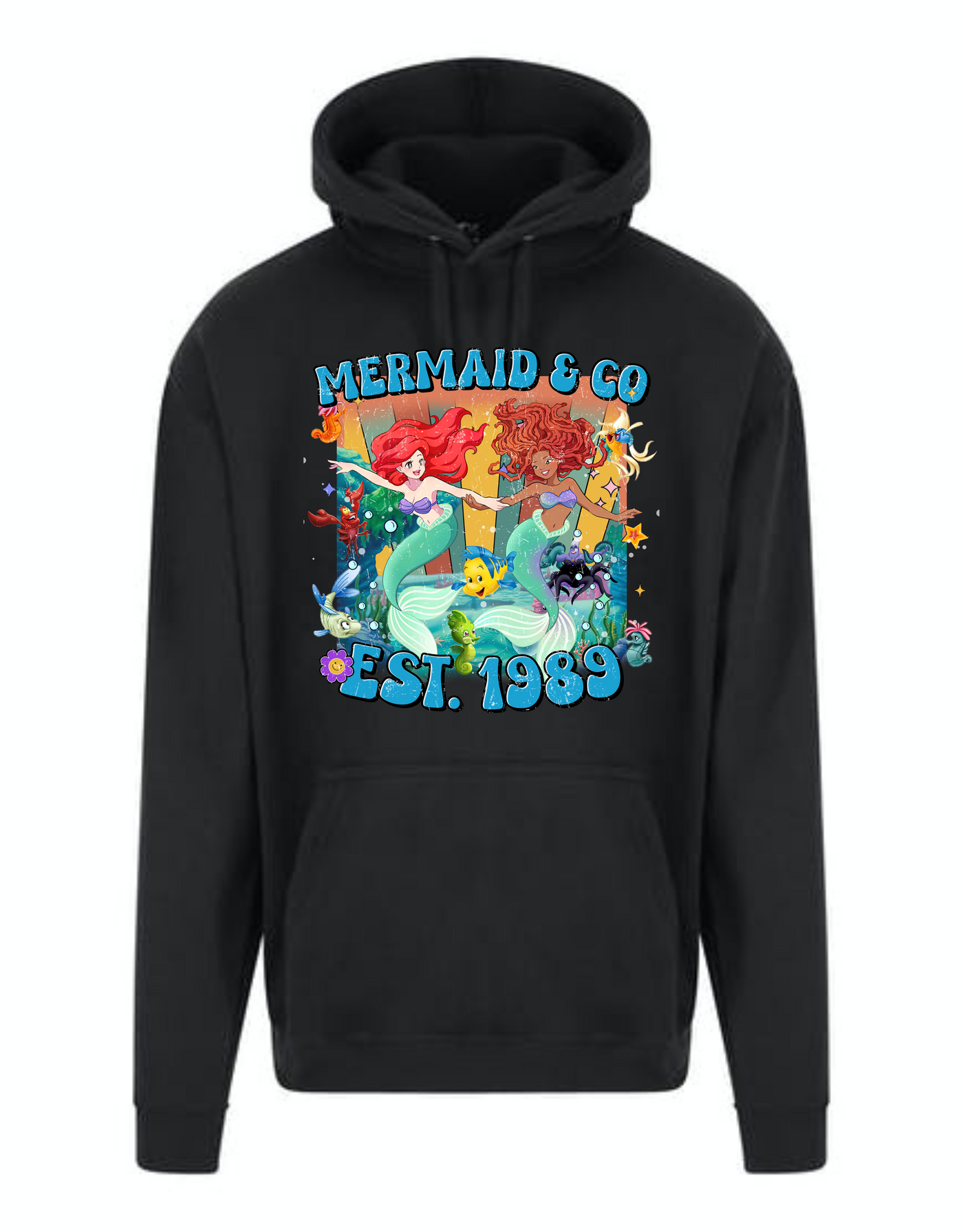 "Mermaid & Co" Longline Unisex Hoodie