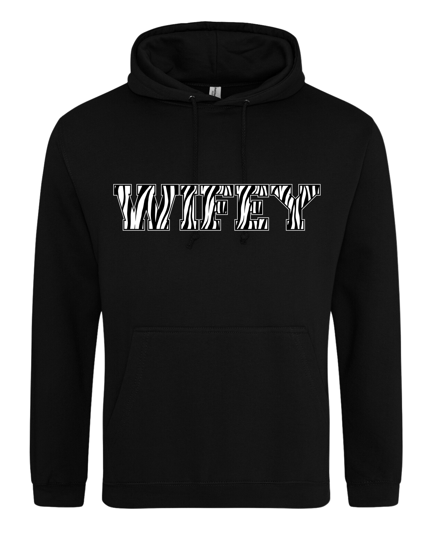 "Wifey" Varsity Print Standard Unisex Hoodie