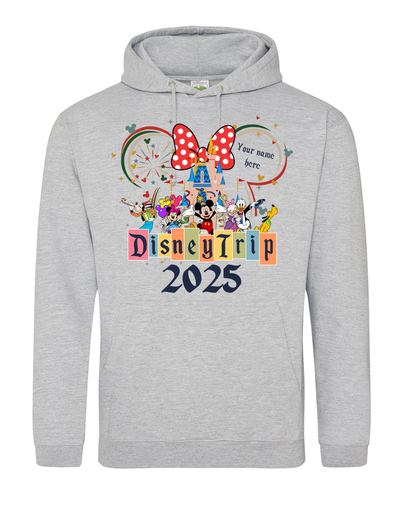 Disney Trip 2025 Personalised Adult Standard Unisex Hoodie